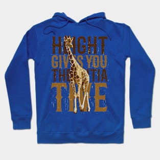 Giraffe - Saying - Writing Hoodie